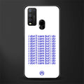 i don't care but i do glass case for vivo y30 image