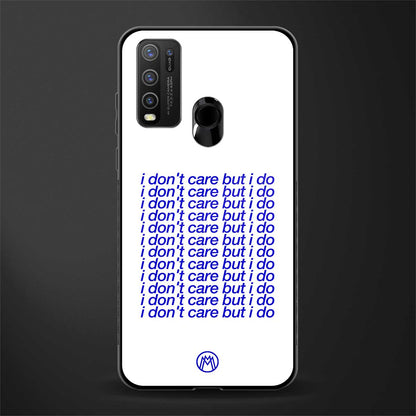 i don't care but i do glass case for vivo y50 image