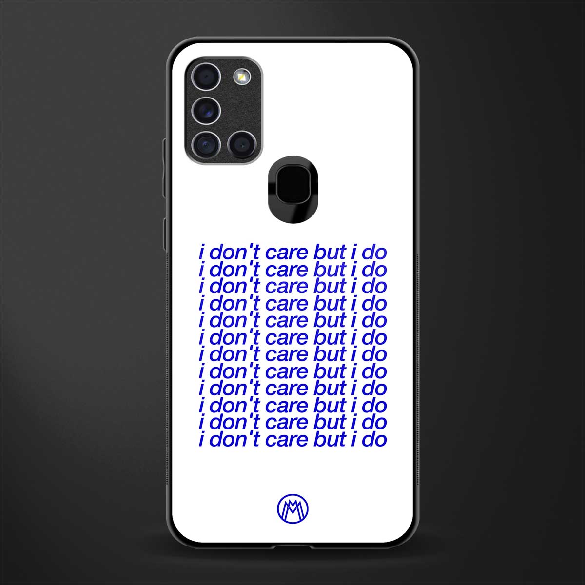 i don't care but i do glass case for samsung galaxy a21s image