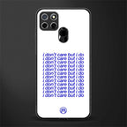i don't care but i do glass case for realme c25 realme c25s image