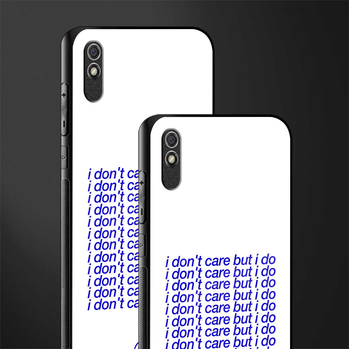 i don't care but i do glass case for redmi 9a image-2