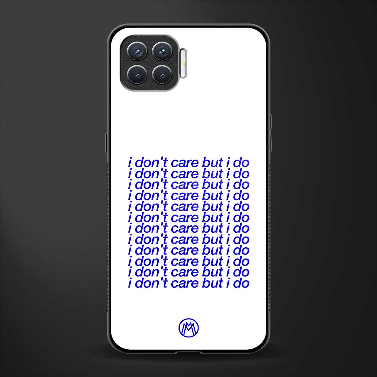 i don't care but i do glass case for oppo f17 image