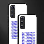 i don't care but i do glass case for vivo v20 se image-2