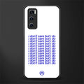 i don't care but i do glass case for vivo v20 se image
