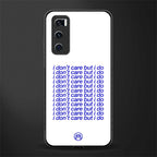 i don't care but i do glass case for vivo v20 se image