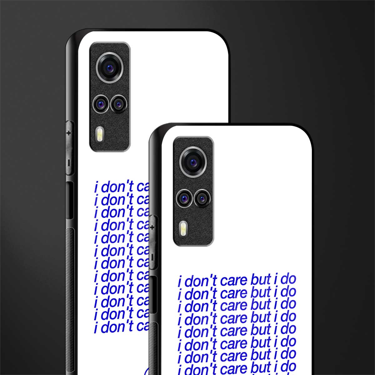 i don't care but i do glass case for vivo y31 image-2