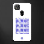 i don't care but i do glass case for poco c31 image