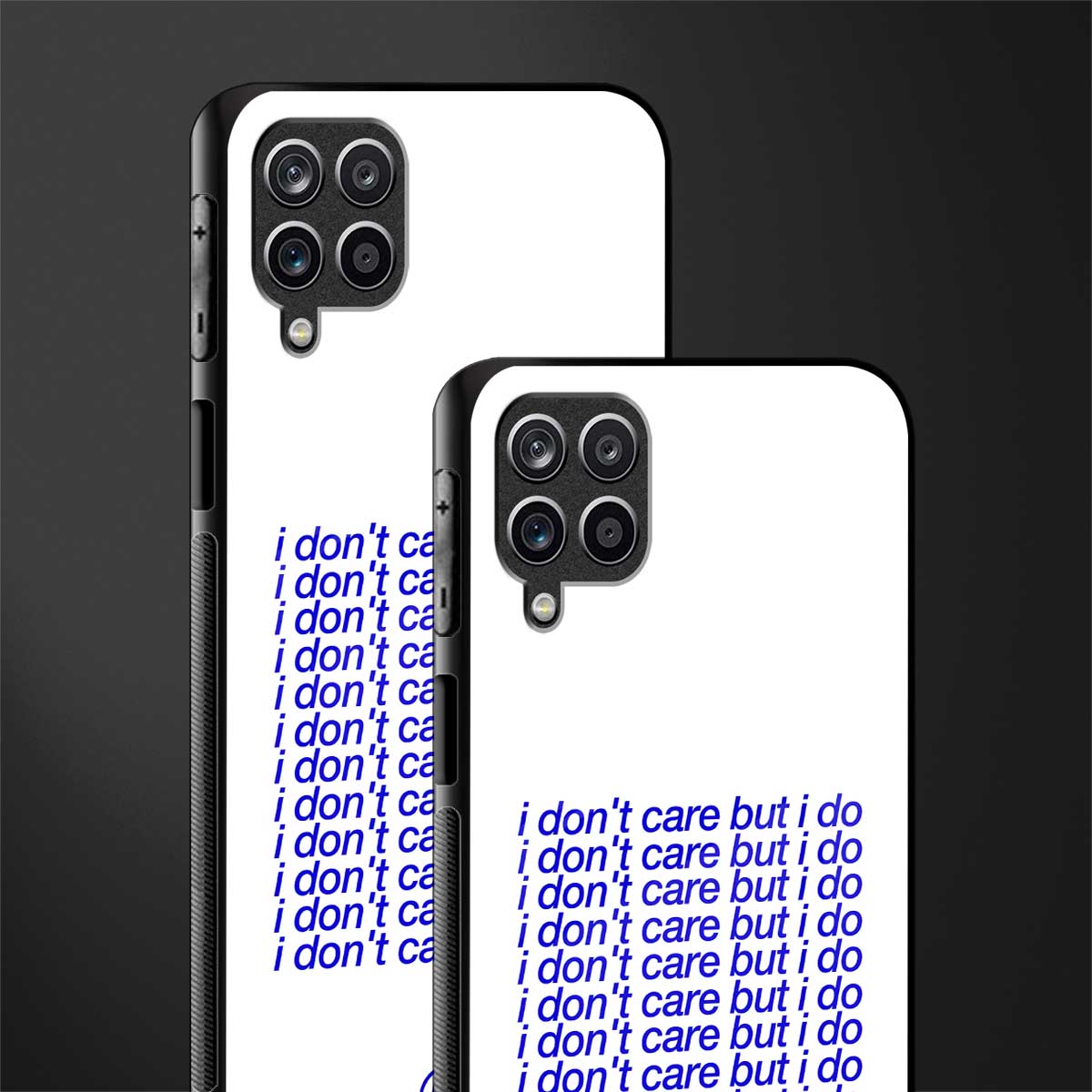 i don't care but i do glass case for samsung galaxy f12 image-2