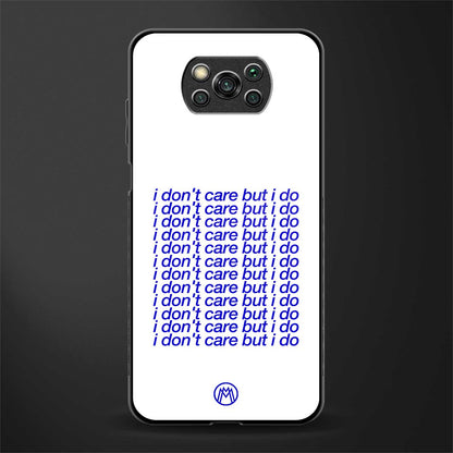 i don't care but i do glass case for poco x3 image
