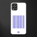 i don't care but i do glass case for samsung galaxy f62 image