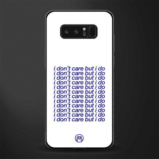 i don't care but i do glass case for samsung galaxy note 8 image