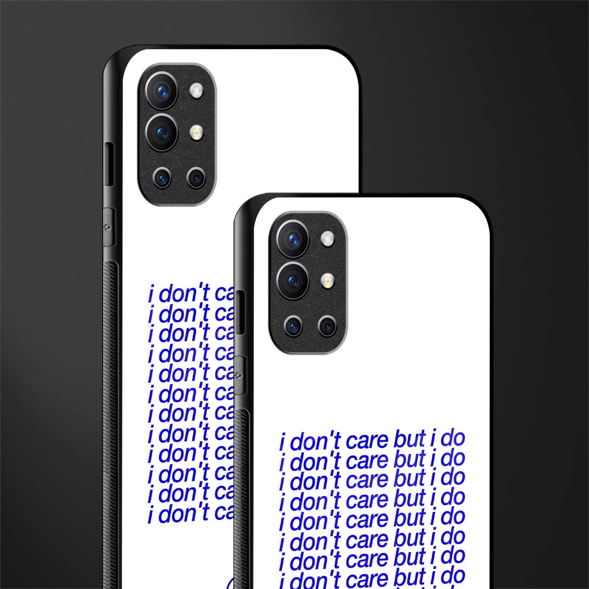 i don't care but i do glass case for oneplus 9r image-2