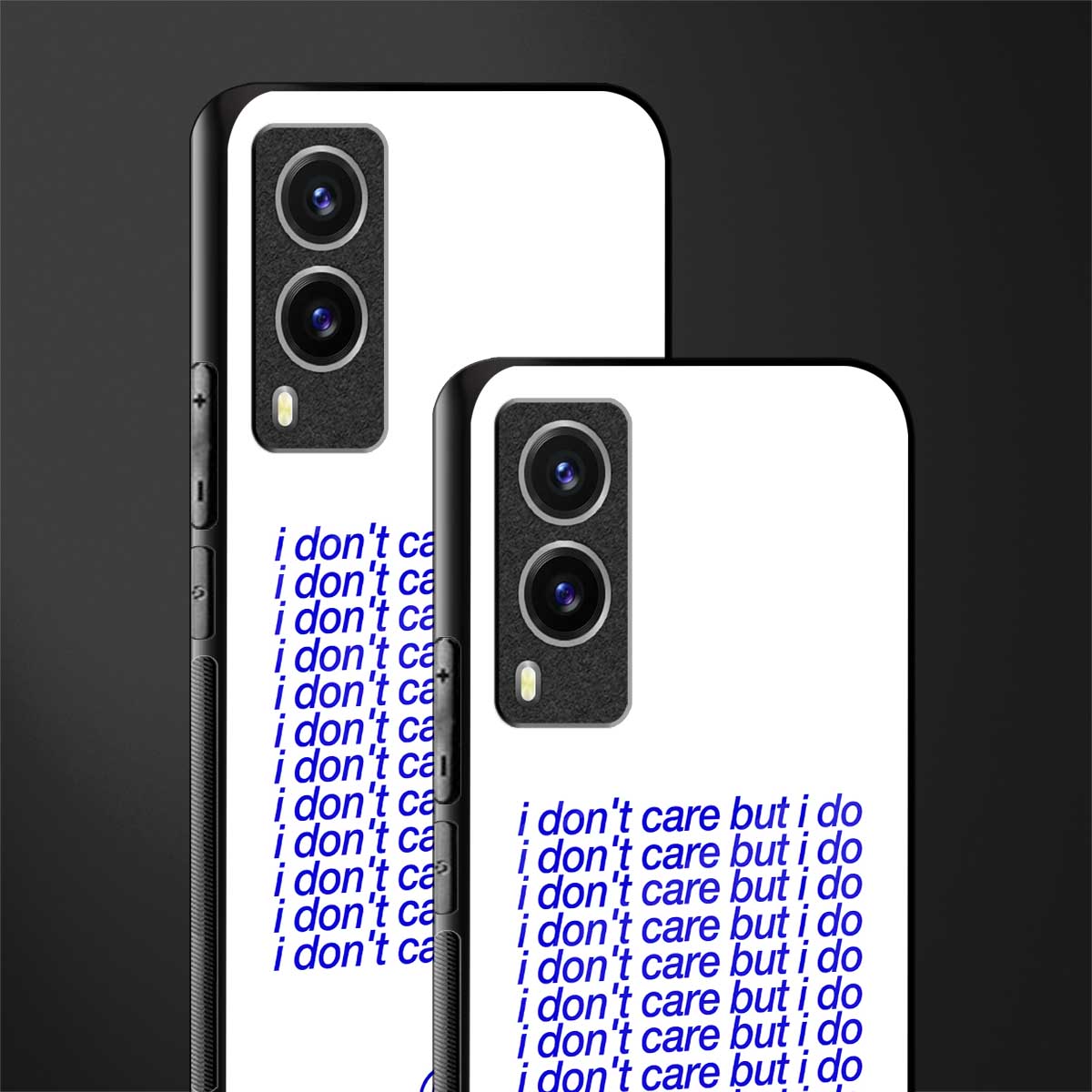 i don't care but i do glass case for vivo v21e 5g image-2