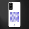 i don't care but i do glass case for vivo v21e 5g image