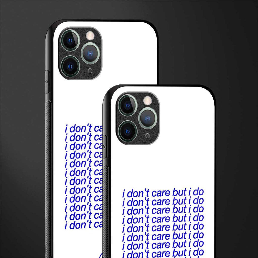 i don't care but i do glass case for iphone 11 pro max image-2