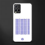 i don't care but i do glass case for vivo y21s image