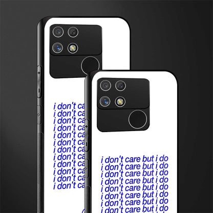 i don't care but i do back phone cover | glass case for realme narzo 50a