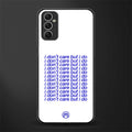i don't care but i do glass case for samsung galaxy m52 5g image