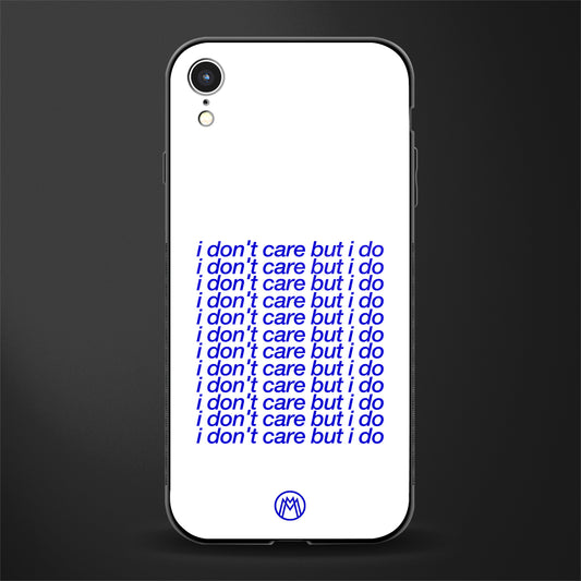 i don't care but i do glass case for iphone xr image