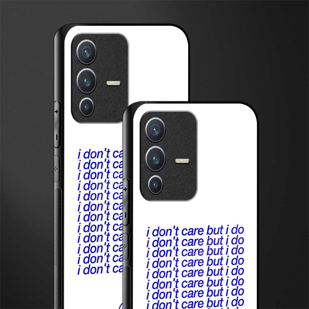 i don't care but i do glass case for vivo v23 5g image-2