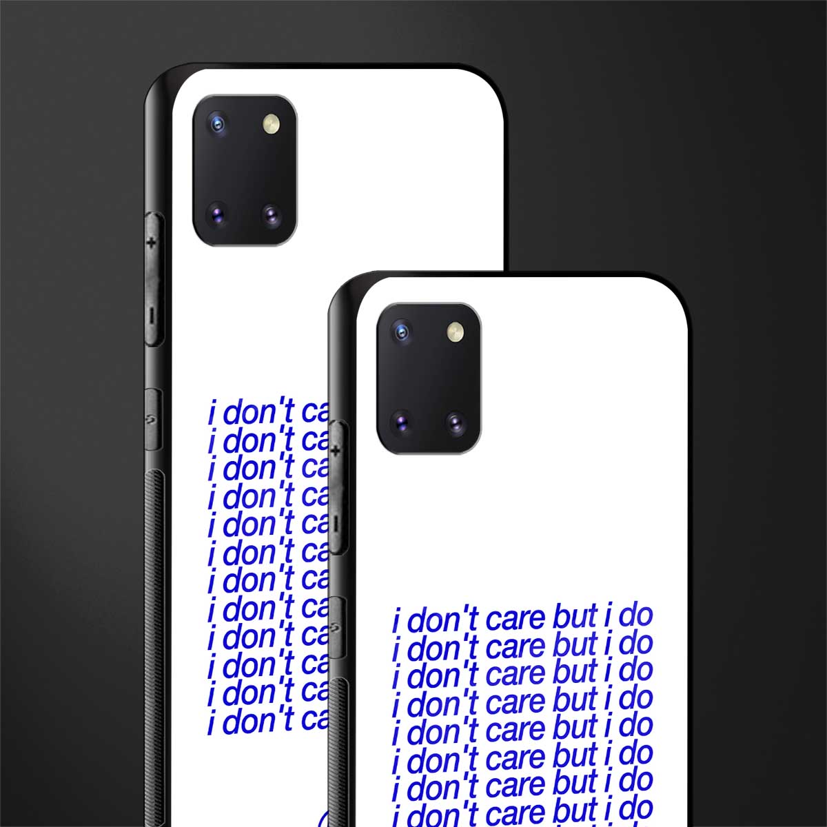 i don't care but i do glass case for samsung a81 image-2