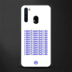 i don't care but i do glass case for samsung a21 image
