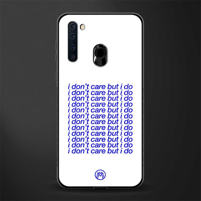 i don't care but i do glass case for samsung a21 image
