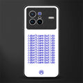 i don't care but i do glass case for vivo x80 image
