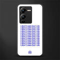 i don't care but i do back phone cover | glass case for vivo v25 pro 5g