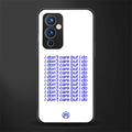 i don't care but i do back phone cover | glass case for oneplus 9