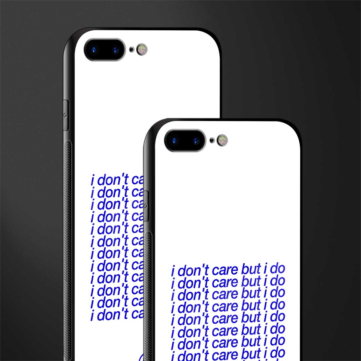 i don't care but i do glass case for iphone 7 plus image-2