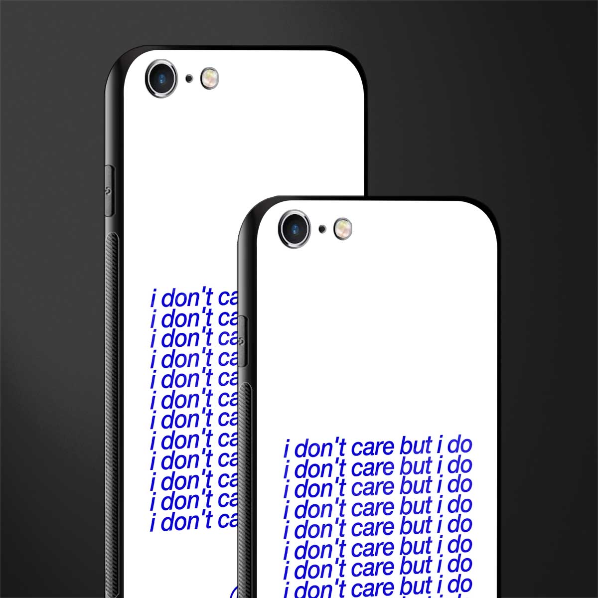 i don't care but i do glass case for iphone 6s plus image-2