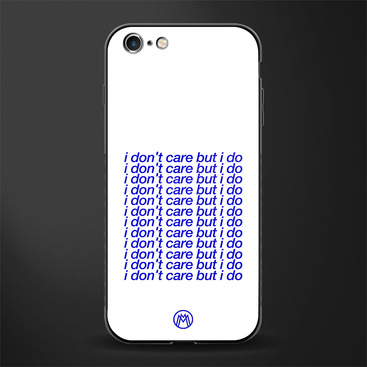 i don't care but i do glass case for iphone 6 plus image