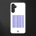 i don't care but i do back phone cover | glass case for samsun galaxy a24 4g