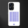 i don't care but i do back phone cover | glass case for realme c55