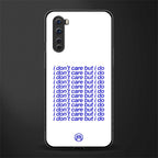 i don't care but i do glass case for oneplus nord ac2001 image