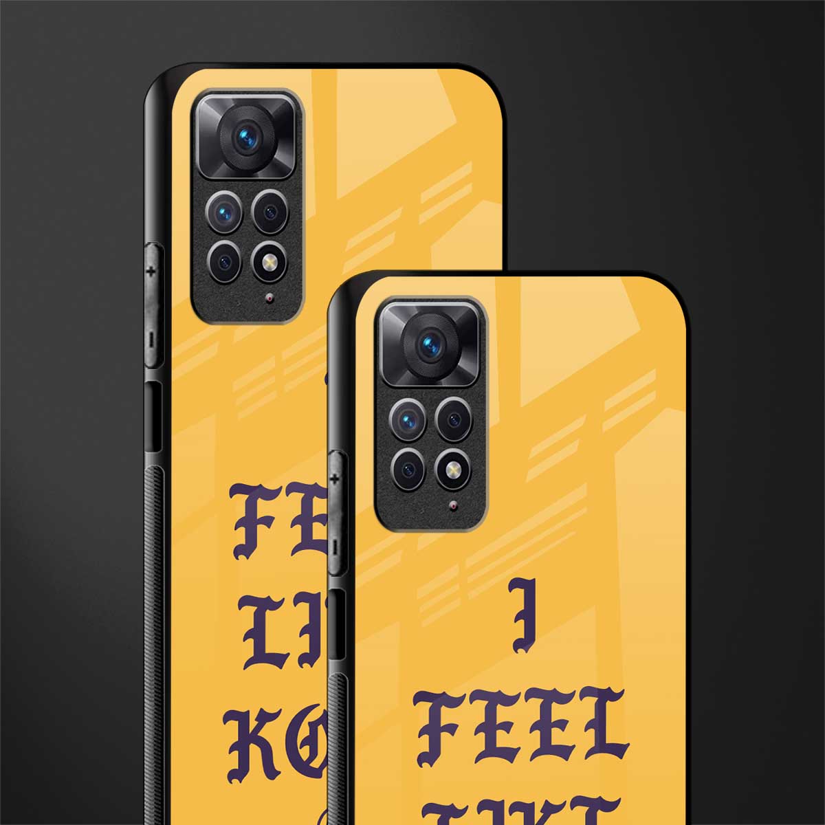 i feel like kobe back phone cover | glass case for redmi note 11 pro plus 4g/5g