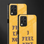 i feel like kobe back phone cover | glass case for samsung galaxy m33 5g