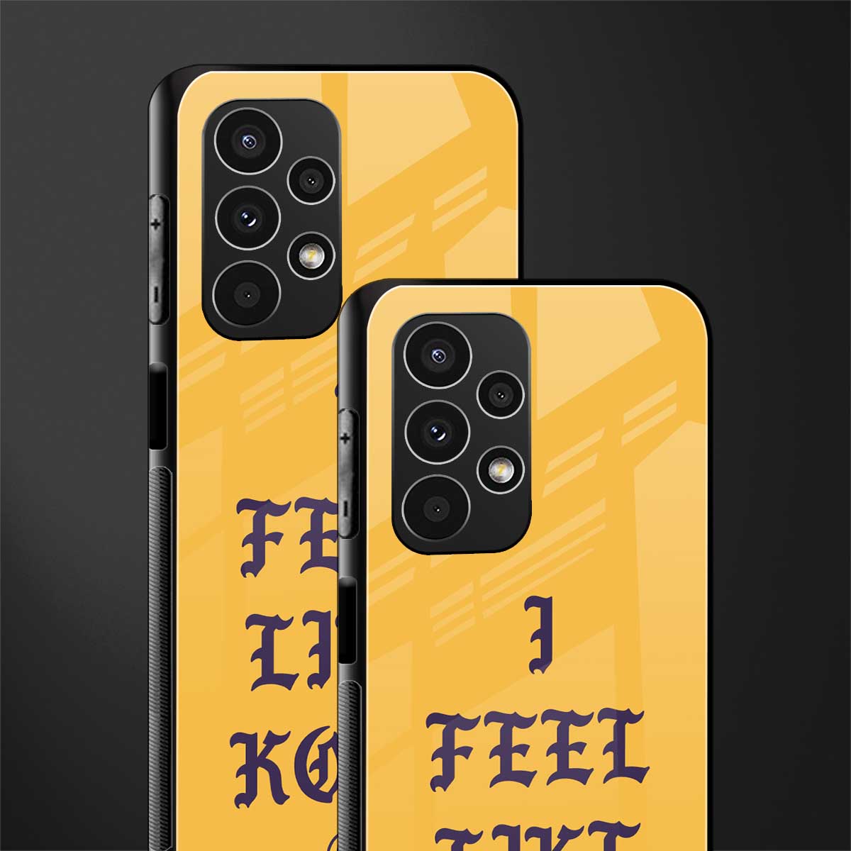i feel like kobe back phone cover | glass case for samsung galaxy a13 4g