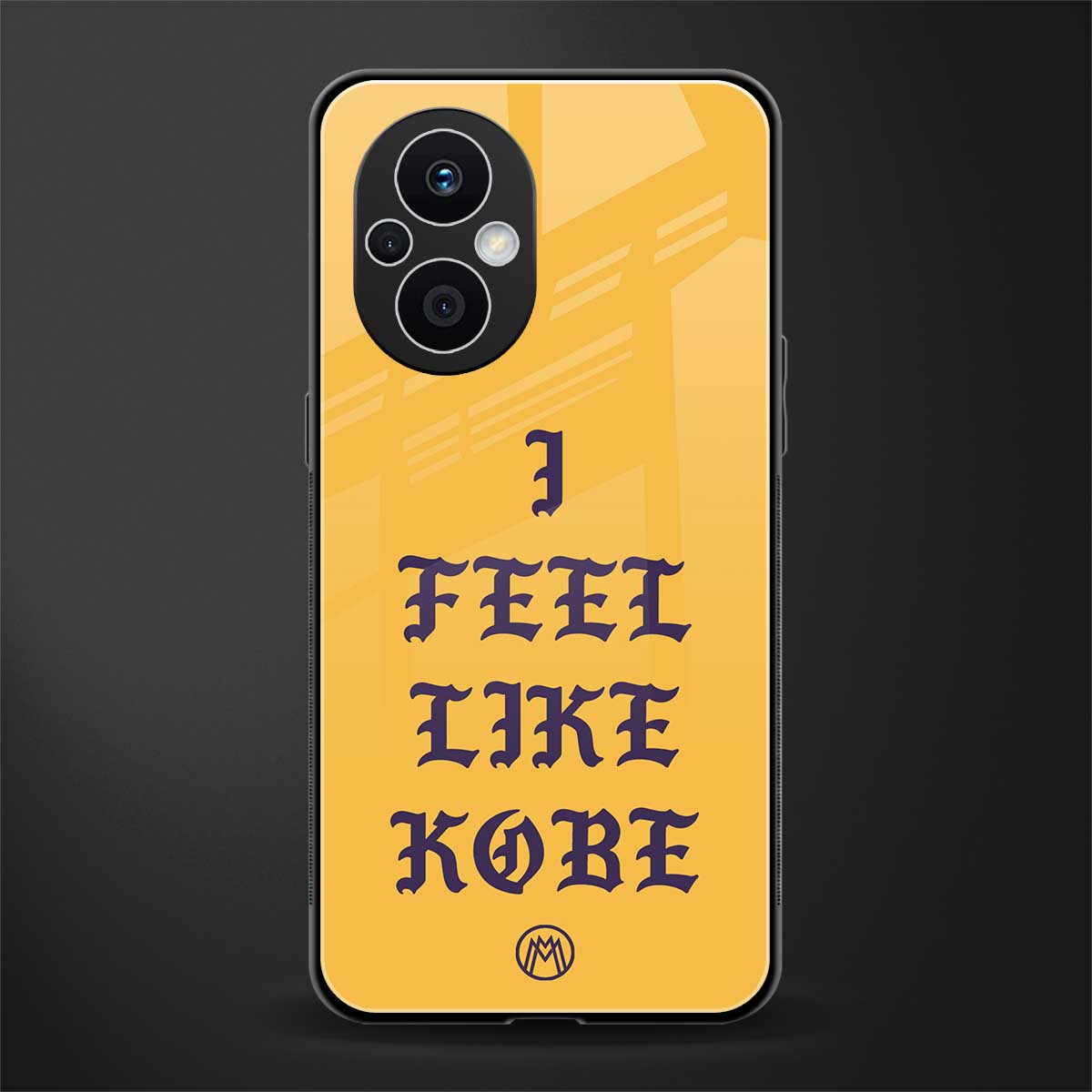 i feel like kobe back phone cover | glass case for oppo f21 pro 5g