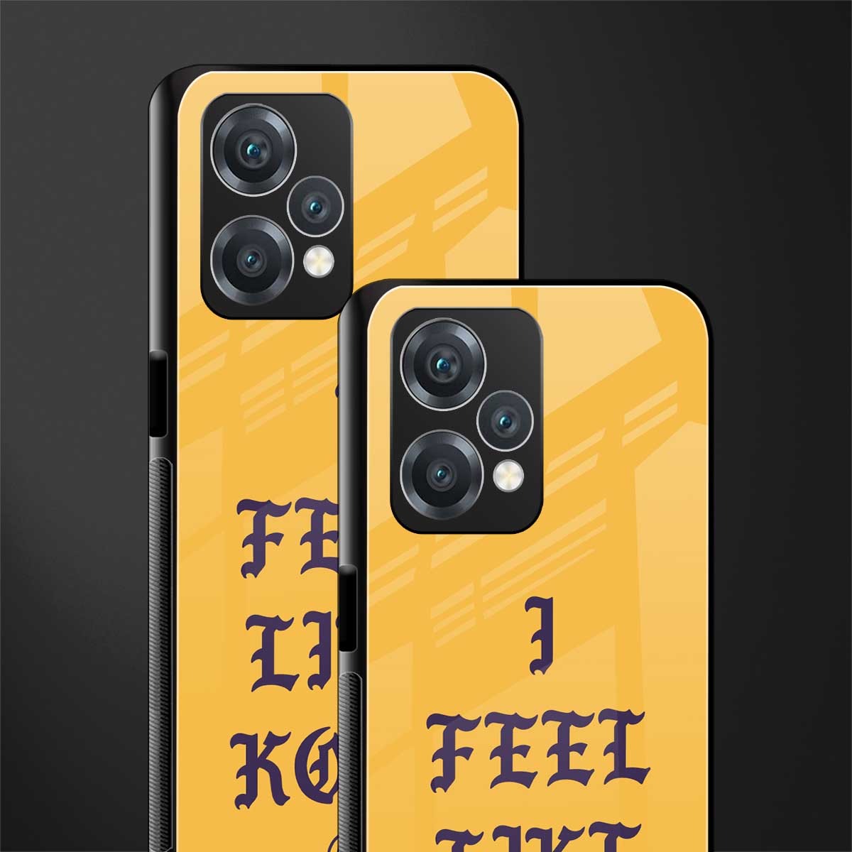 i feel like kobe back phone cover | glass case for oneplus nord ce 2 lite 5g
