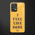 i feel like kobe back phone cover | glass case for oneplus nord ce 2 lite 5g