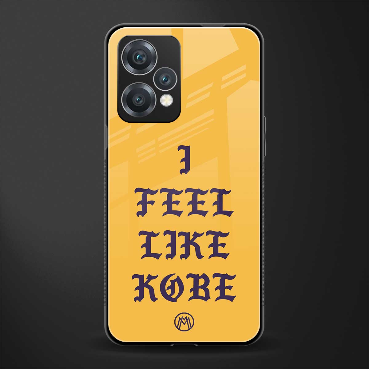 i feel like kobe back phone cover | glass case for oneplus nord ce 2 lite 5g