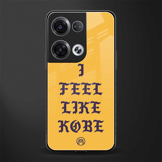 i feel like kobe back phone cover | glass case for oppo reno 8