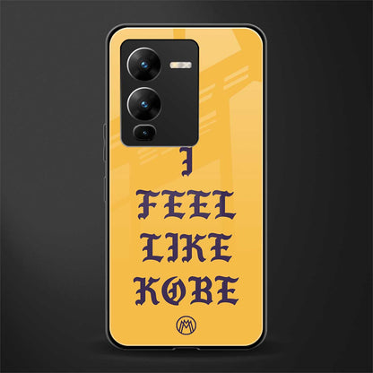 i feel like kobe back phone cover | glass case for vivo v25 pro 5g