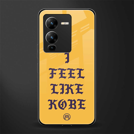 i feel like kobe back phone cover | glass case for vivo v25 pro 5g