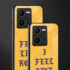 i feel like kobe back phone cover | glass case for vivo y35 4g