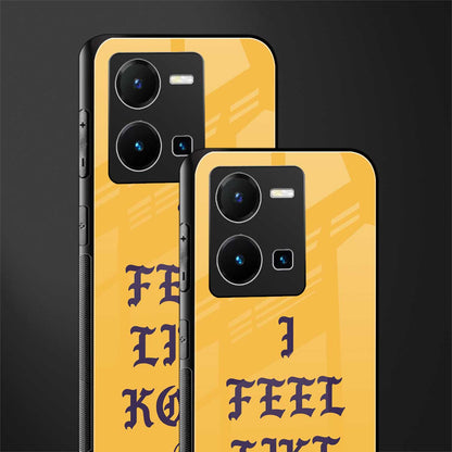 i feel like kobe back phone cover | glass case for vivo y35 4g