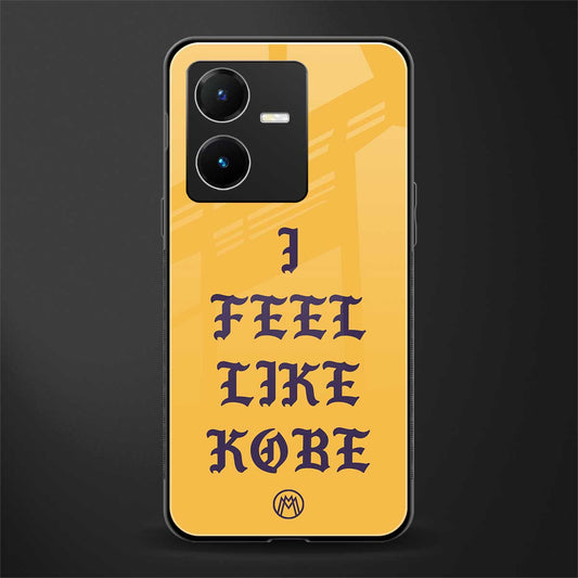 i feel like kobe back phone cover | glass case for vivo y22