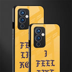 i feel like kobe back phone cover | glass case for oneplus 9